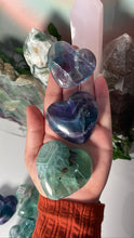 Load image into Gallery viewer, Gemmy Fluorite Hearts
