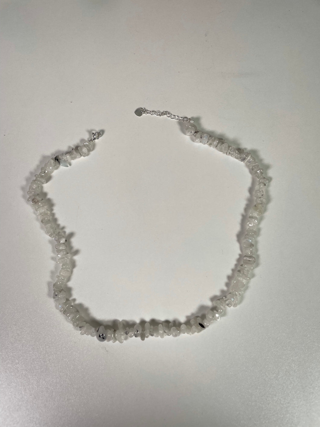 Moonstone Chip Bead Necklace
