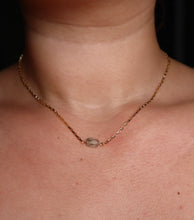 Load image into Gallery viewer, Dainty Prehnite Necklace *Gold Filled*
