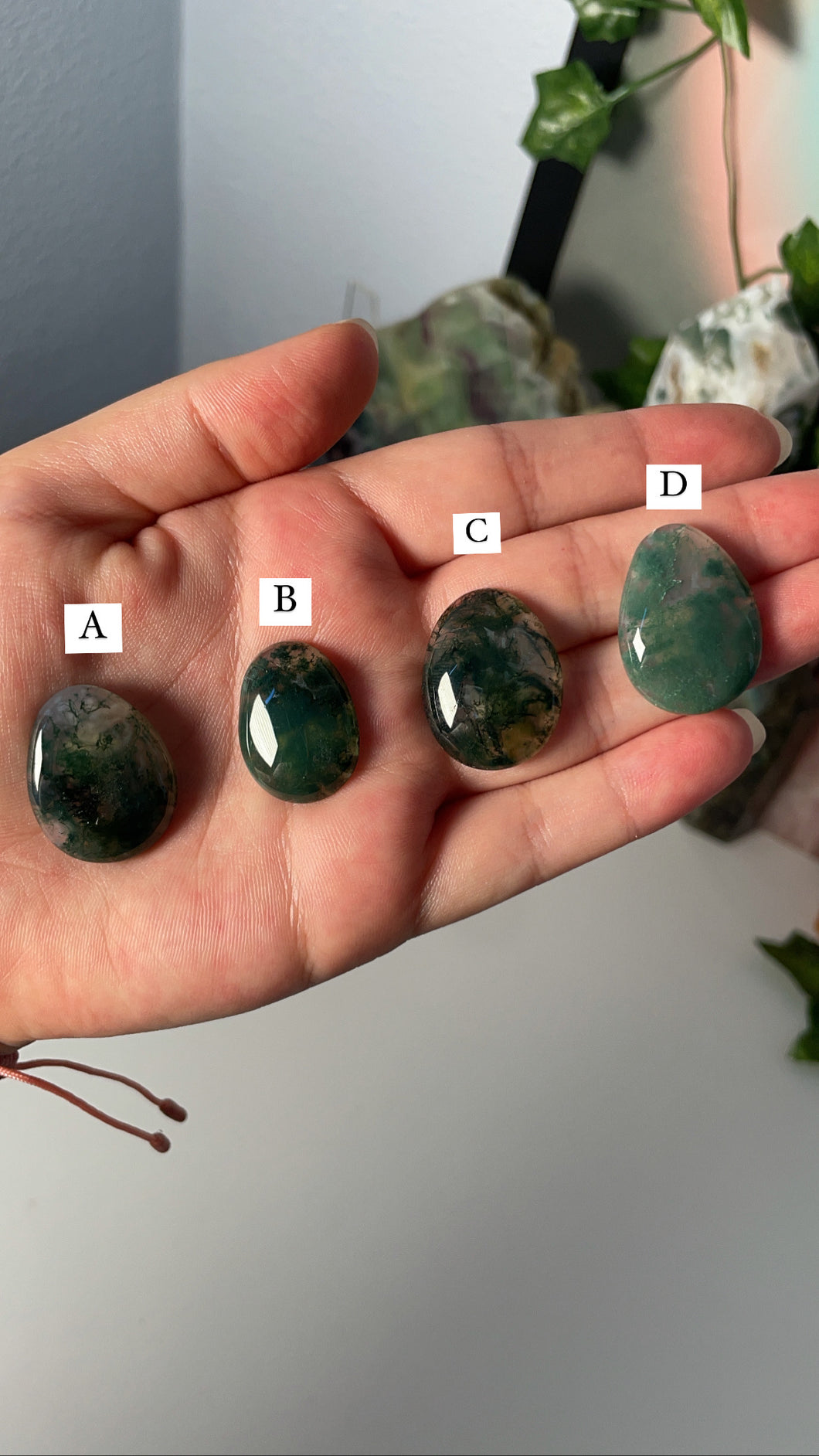 Moss Agate Cabachons