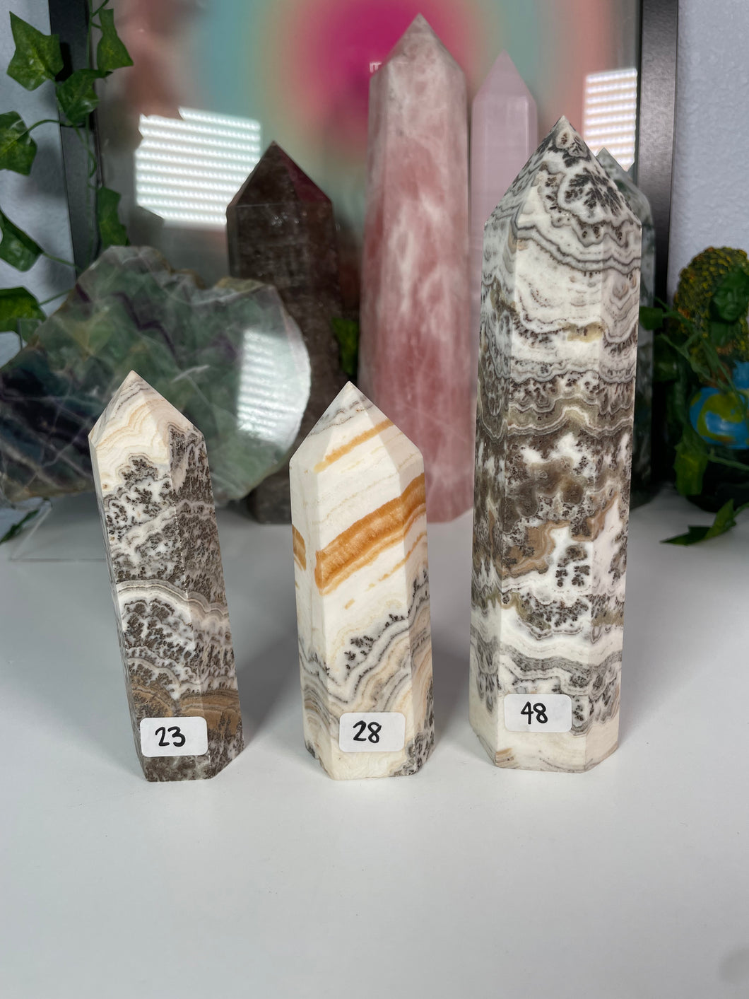 Dendritic Calcite Towers