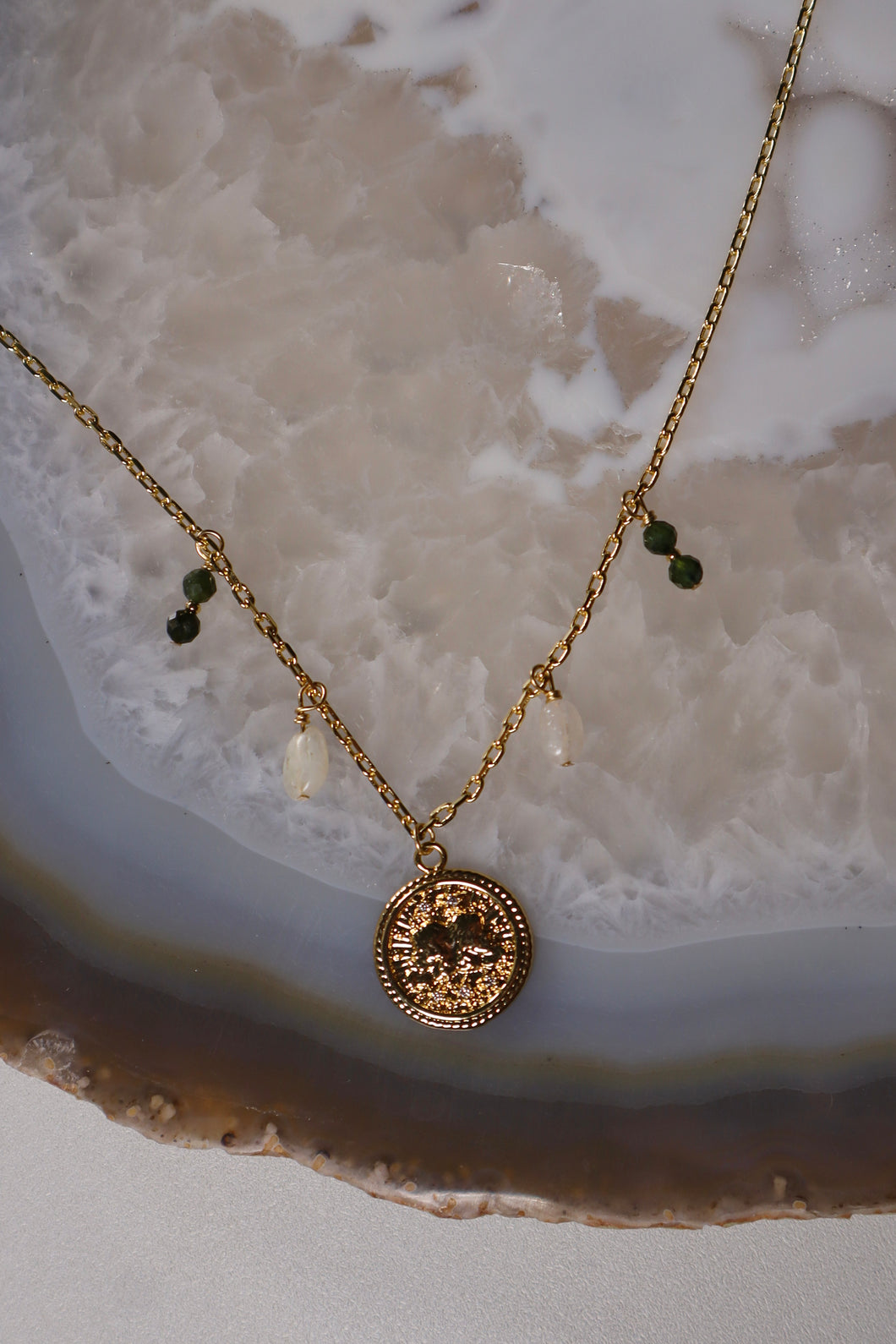 Gold Filled Gemini Necklace