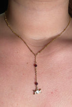 Load image into Gallery viewer, Satellite Garnet Choker *Gold Filled*
