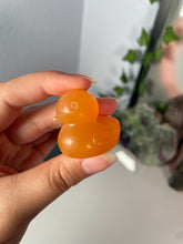 Load image into Gallery viewer, Orange Calcite Duck
