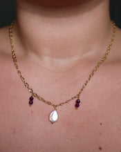 Load image into Gallery viewer, Amethyst x Fresh Water Pearl Necklace *Gold Filled*

